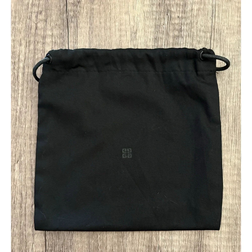 Givenchy Luxury Dust Bag Pouch For Wallet Or Purse 6.5" x 6" Black Drawstring - Picture 5 of 7